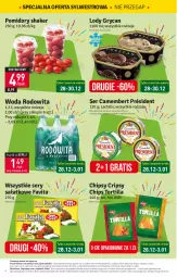 Gazetka promocyjna Stokrotka - Market - Gazetka - ważna od 03.01 do 03.01.2024 - strona 4 - produkty: Warzywa, Ser, Por, Gry, Gra, Président, Chipsy, Tortilla, Lody, Camembert, Owoce, Woda, Pomidory, Mięso