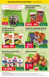 Gazetka promocyjna Stokrotka - Market - Gazetka - ważna od 03.01 do 03.01.2024 - strona 5 - produkty: Piwa, Warzywa, Por, Gra, Cukier, Bell, Prosciutto, Tortilla, Wawel, Szynka, Owoce, Cukierki, Mięso