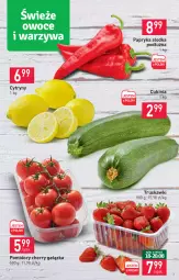 Gazetka promocyjna Stokrotka - Supermarket - Gazetka - ważna od 24.08 do 24.08.2022 - strona 3 - produkty: Papryka słodka, Papryka, Truskawki, Cytryny, Pomidory