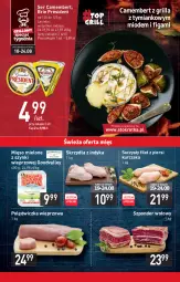 Gazetka promocyjna Stokrotka - Supermarket - Gazetka - ważna od 24.08 do 24.08.2022 - strona 5 - produkty: Kurczak, Mięso mielone z szynki, Mięso mielone, Ser, Filet z piersi kurczaka, Polędwiczka wieprzowa, Brie, Président, Camembert, Szponder wołowy, Grill, Mięso