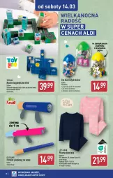 Gazetka promocyjna Aldi - Artykuły przemysłowe i tekstylia - Gazetka - ważna od 14.03 do 14.03.2026 - strona 10 - produkty: Gra, Stek, Puzzle, Wełna, Dzieci, Klocki, Pistolet, Obraz, Piżama