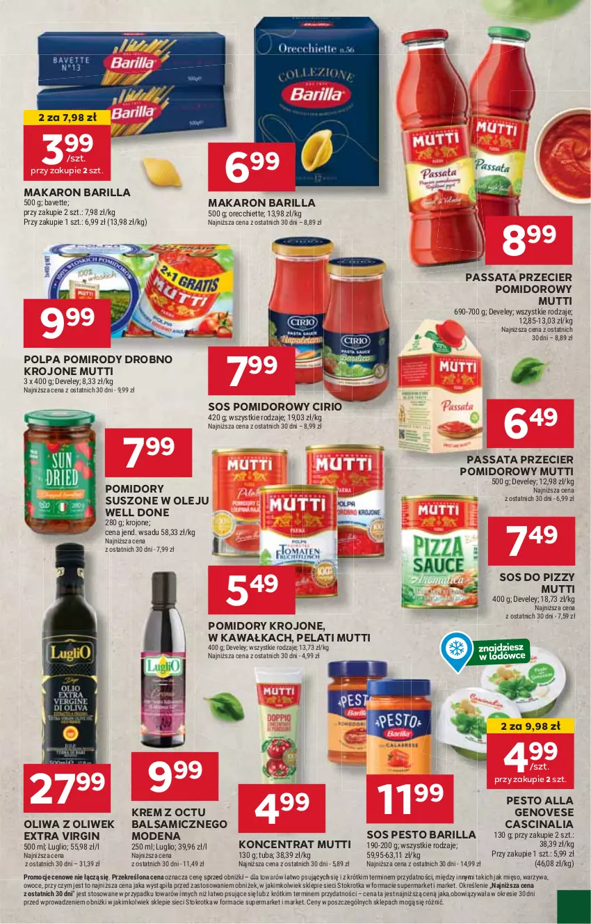 Gazetka promocyjna Stokrotka - Supermarket - ważna 30.10 do 06.11.2024 - strona 13 - produkty: Barilla, Gin, HP, Kawa, Makaron, Olej, Oliwa, Oliwa z oliwek, Pesto, Pomidory, Pomidory krojone, Sos, Sos do pizzy, Sos pomidorowy