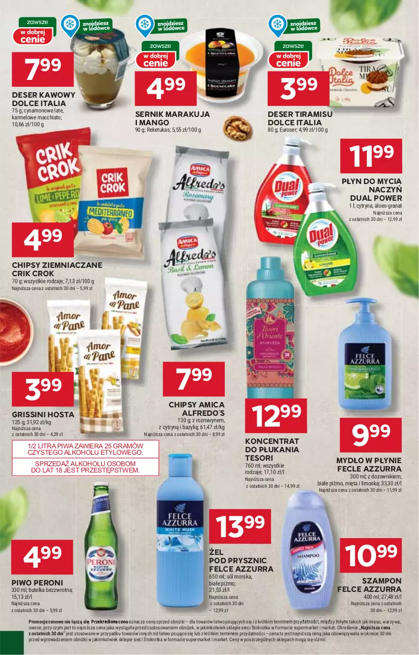 Gazetka promocyjna Stokrotka - Supermarket - ważna 30.10 do 06.11.2024 - strona 19 - produkty: Amica, Chia, Chipsy, Deser, Do mycia naczyń, Gra, Grissini, HP, Mango, Mydło, Mydło w płynie, Piwa, Piwo, Płyn do mycia, Płyn do mycia naczyń, Ser, Szampon