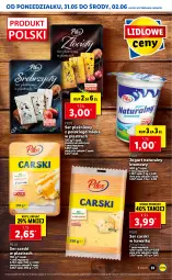 Gazetka promocyjna Lidl - GAZETKA - Gazetka - ważna od 02.06 do 02.06.2021 - strona 33 - produkty: Jogurt naturalny, Ser, Jogurt, Cars, Kawa, Pilos, Ser pleśniowy