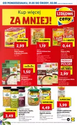 Gazetka promocyjna Lidl - GAZETKA - Gazetka - ważna od 02.06 do 02.06.2021 - strona 53 - produkty: Kurczak, Oliwki zielone, Ryż, Gry, Gra, Oliwki, Zupa, Kuchnia, Stek, Fasola, Kasza, Ogród, Kasza gryczana, Groszek, Ryż biały, Kukurydza, Fa