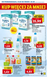 Gazetka promocyjna Lidl - GAZETKA - Gazetka - ważna od 02.06 do 02.06.2021 - strona 57 - produkty: Płyn do kąpieli, Mus, Gra, Gerber, NAN Optipro, Mleczko, Szampon, Danie dla dzieci, Dzieci, Owoce, Mydło, Mango, Olej, Nestlé, Mleko