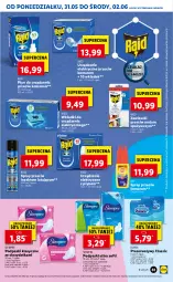 Gazetka promocyjna Lidl - GAZETKA - Gazetka - ważna od 02.06 do 02.06.2021 - strona 61 - produkty: Zawieszki, Podpaski, Wkładki, Prezerwatyw, Durex