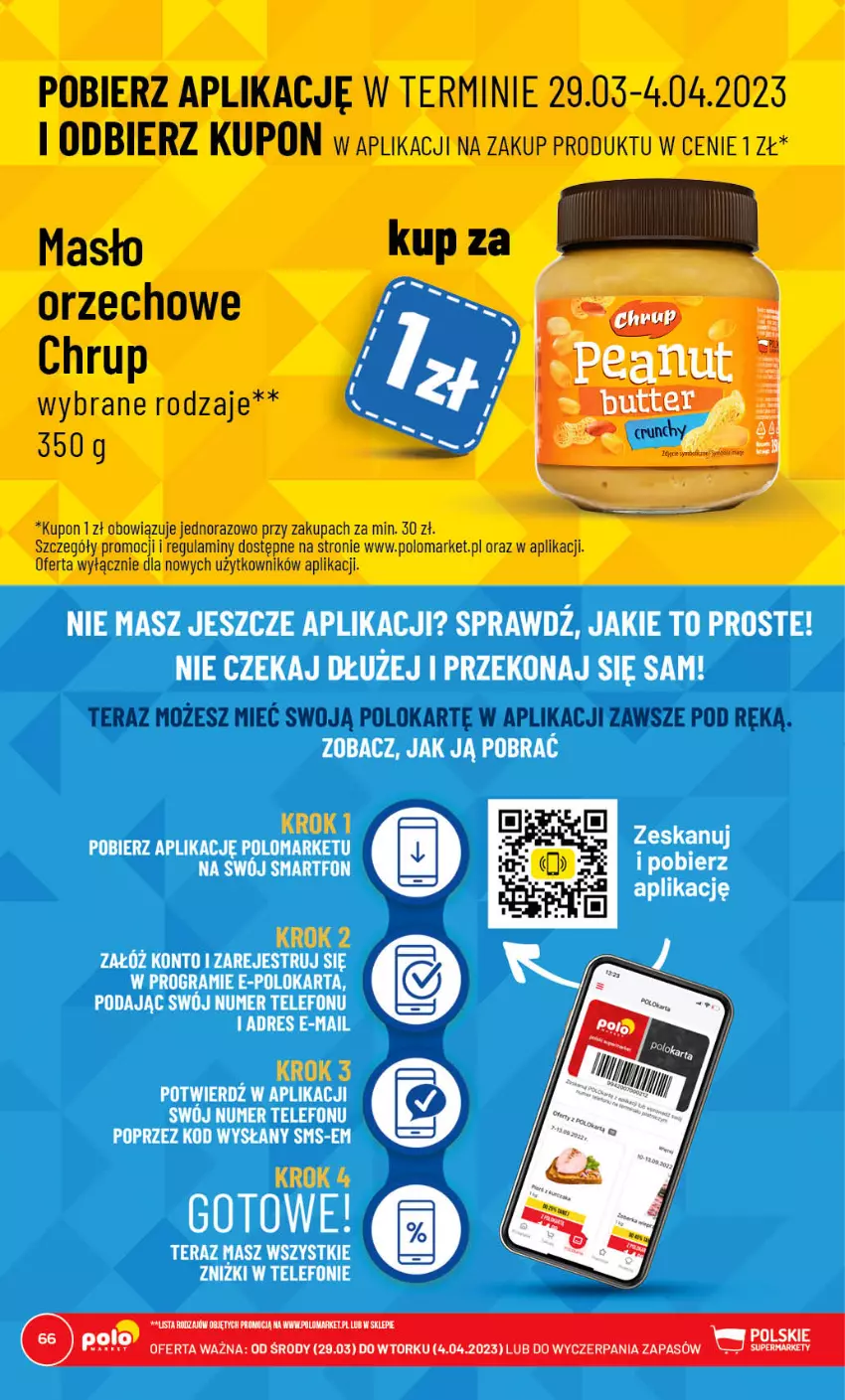 Gazetka promocyjna PoloMarket - Gazetka pomocyjna - ważna 29.03 do 04.04.2023 - strona 66 - produkty: Masło, Tera