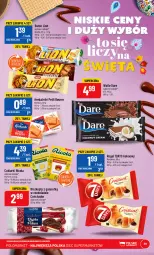 Gazetka promocyjna PoloMarket - Gazetka pomocyjna - Gazetka - ważna od 04.04 do 04.04.2023 - strona 39 - produkty: Herbatniki Petit Beurre, Cukier, Wafle, Lion, Herbatniki, Rogal, Baton, Cukierki, Gala, Kakao, Biszkopty