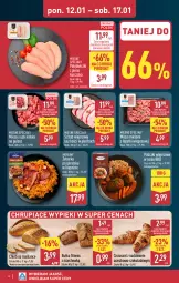 Gazetka promocyjna Aldi - Pełna oferta - Gazetka - ważna od 17.01 do 17.01.2027 - strona 4 - produkty: Kurczak, Mięso mielone, Mięso mielone z łopatki wieprzowej, Sos, Bułka fitness, Mięsne specjały, Croissant, Schab wieprzowy, Morliny, Chleb, Bułka, Mięso