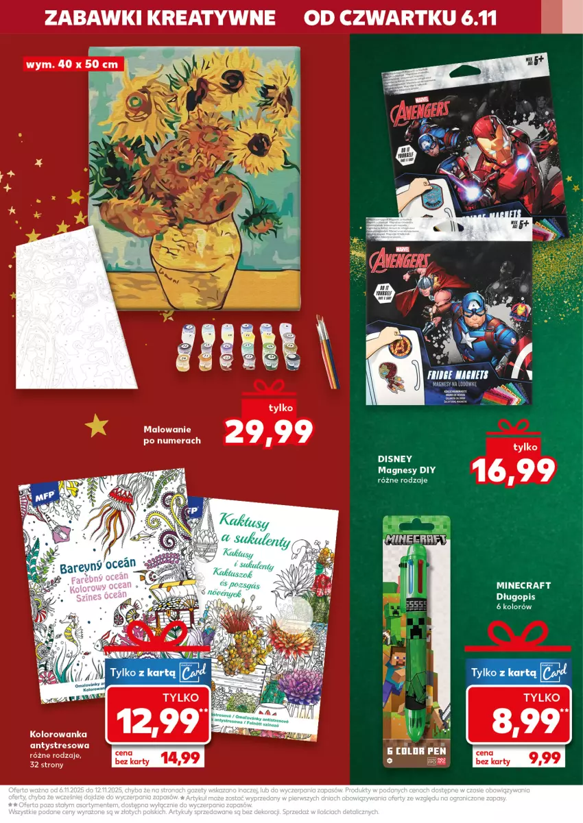 Gazetka promocyjna Kaufland - Kaufland - ważna 06.11 do 12.11.2025 - strona 31 - produkty: Disney, Długopis, Kaktus, Kolorowanka, Minecraft