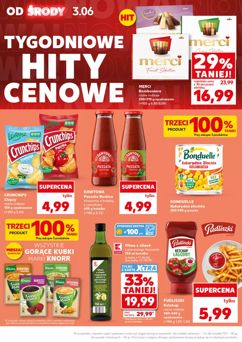 Gazetka promocyjna Kaufland - Mocny Start - ważna 08.06 do 10.06.2026 - strona 10 - produkty: Bomboniera, Bonduelle, Merci, Sok