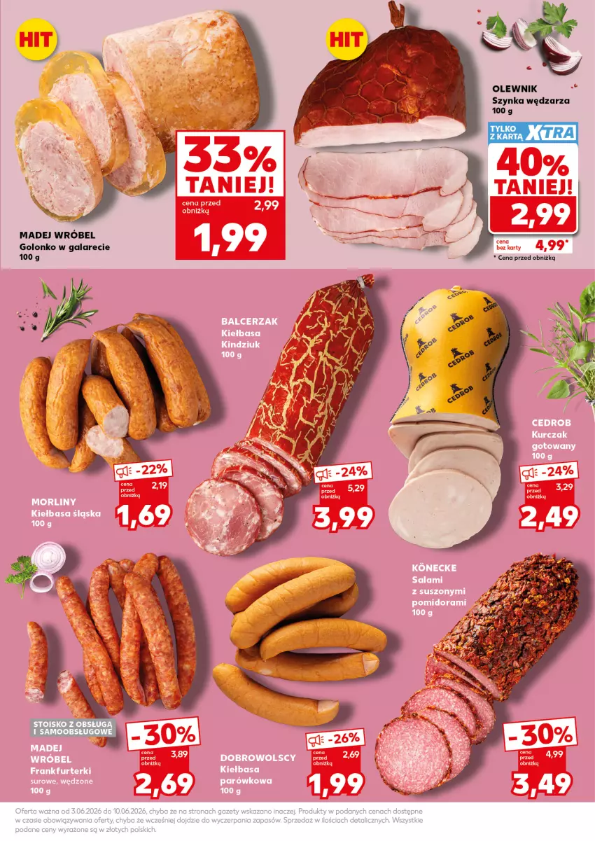 Gazetka promocyjna Kaufland - Mocny Start - ważna 08.06 do 10.06.2026 - strona 15 - produkty: Gala, Madej Wróbel, Olewnik, Szynka
