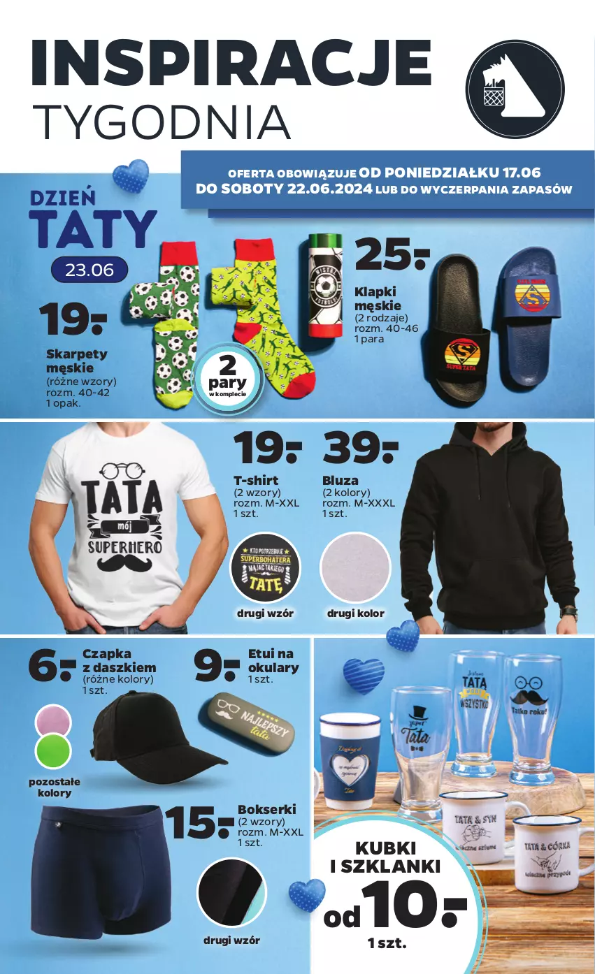 Gazetka promocyjna Netto - Od Poniedziałku Przemysłowa - ważna 17.06 do 22.06.2024 - strona 2 - produkty: Bluza, Bokserki, Czapka, Karp, Klapki, Lanki, Ser, T-shirt