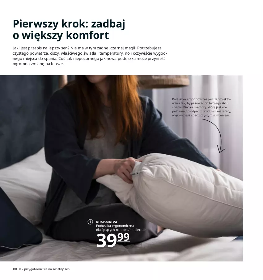 Gazetka promocyjna Ikea - Ikea 2021 - ważna 01.01 do 31.12.2021 - strona 110 - produkty: Materac, Poduszka, Rum, Tera