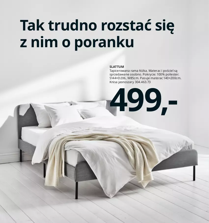 Gazetka promocyjna Ikea - Ikea 2021 - ważna 01.01 do 31.12.2021 - strona 127 - produkty: Materac, Por, Pościel, Rama, Rama łóżka, Tera