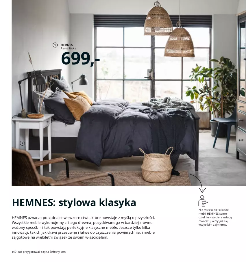 Gazetka promocyjna Ikea - Ikea 2021 - ważna 01.01 do 31.12.2021 - strona 140 - produkty: Drzwi, Hemnes, Meble, Mus, Rama, Rama łóżka