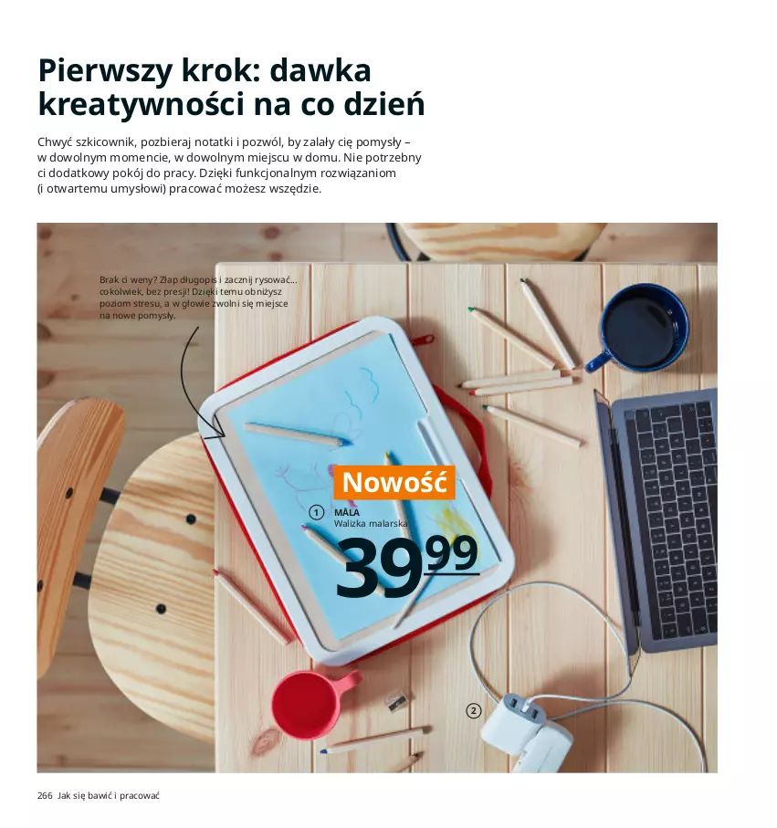 Gazetka promocyjna Ikea - Ikea 2021 - ważna 01.01 do 31.12.2021 - strona 266 - produkty: Długopis, Szkicownik, Walizka