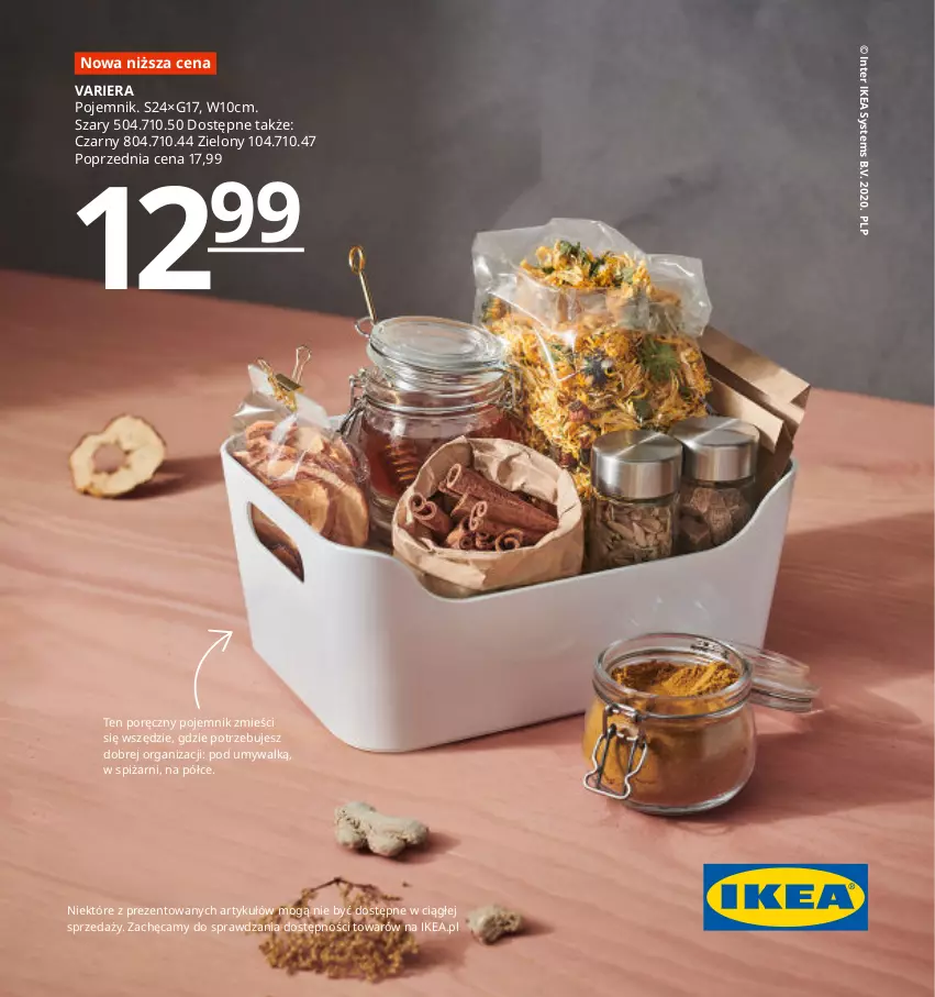Gazetka promocyjna Ikea - Ikea 2021 - ważna 01.01 do 31.12.2021 - strona 288 - produkty: Pojemnik, Por