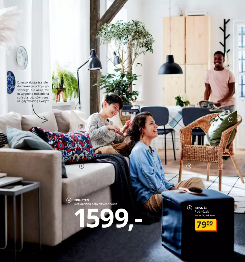 Gazetka promocyjna Ikea - Ikea 2021 - ważna 01.01 do 31.12.2021 - strona 60 - produkty: Dzieci, Fa, Podnóżek, Sofa, Tran