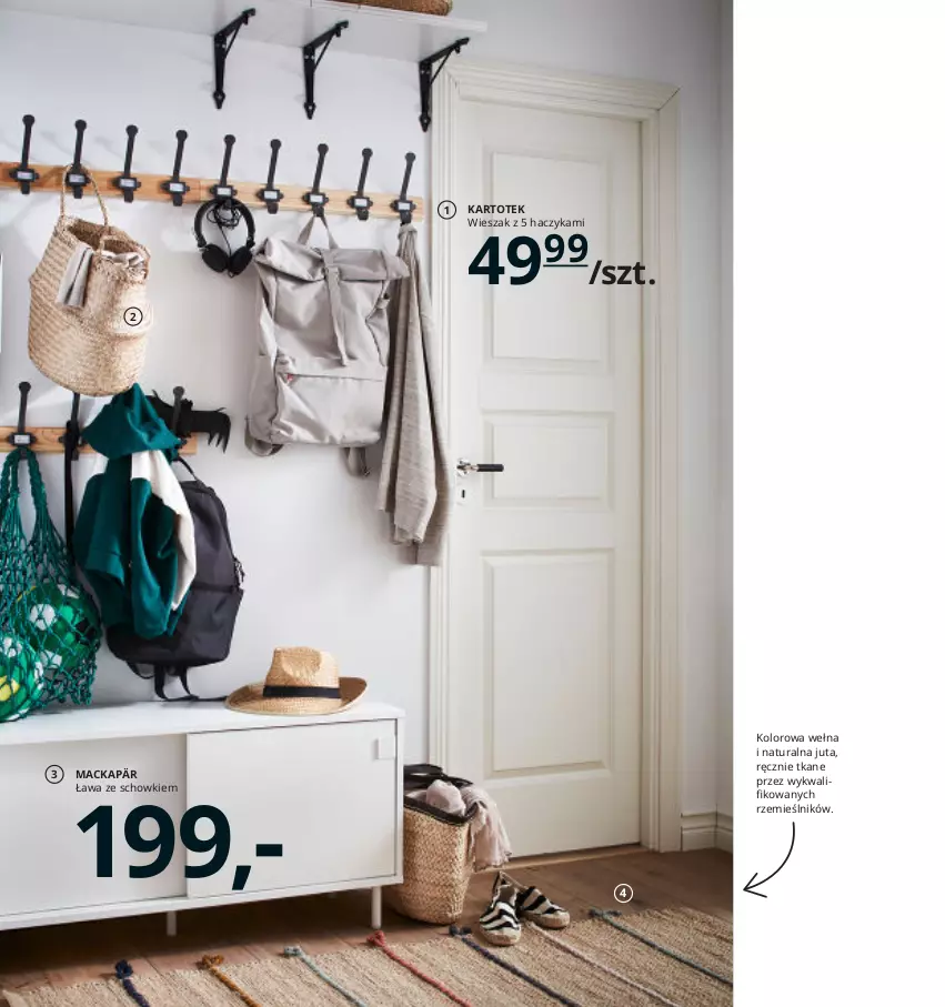 Gazetka promocyjna Ikea - Ikea 2021 - ważna 01.01 do 31.12.2021 - strona 62 - produkty: Haczyk, Wełna, Wieszak