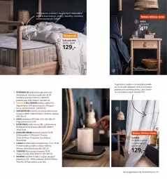 Gazetka promocyjna Ikea - Ikea 2021 - Gazetka - ważna od 31.12 do 31.12.2021 - strona 111 - produkty: Rum, Kołdra, Stolik nocny, Pościel, Stolik, Perfum, Poszewka, Materac, Tera, Zasłona, Wełna, Szklanka, Komplet pościeli, Poduszka, Kokos, Lakier