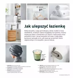 Gazetka promocyjna Ikea - Ikea 2021 - Gazetka - ważna od 31.12 do 31.12.2021 - strona 145 - produkty: Ręcznik kąpielowy, Por, Papier, Wieszak, Perfum, Papier toaletowy, Wełna, Ręcznik, Dozownik, Drzwi, Lakier