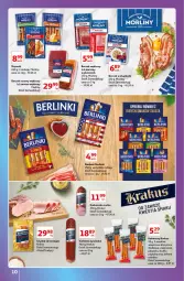 Gazetka promocyjna Auchan - Gazetka Znane Lubiane Marki Hipermarkety - Gazetka - ważna od 14.09 do 14.09.2022 - strona 10 - produkty: Krakus, Gra, Parówki, Papryka, Szynka, Morliny, Boczek, Kabanos, Kiełbasa, Berlinki
