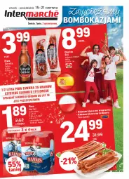 Gazetka promocyjna Intermarche - Zwyciężamy - Gazetka - ważna od 21.06 do 21.06.2021 - strona 1 - produkty: Piwo, Bell, Tarczyński, Kabanos