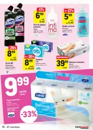 Gazetka promocyjna Intermarche - Zwyciężamy - Gazetka - ważna od 21.06 do 21.06.2021 - strona 41 - produkty: Domestos, Mydło w płynie, Papier, Tampony, Rękawice, Ziaja, Płyn do higieny intymnej, Mydło, O.B.