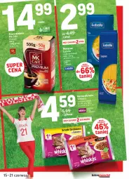 Gazetka promocyjna Intermarche - Zwyciężamy - Gazetka - ważna od 21.06 do 21.06.2021 - strona 7 - produkty: Lubella, Makaron, Bell, Whiskas, Kawa mielona, Kawa, Bella