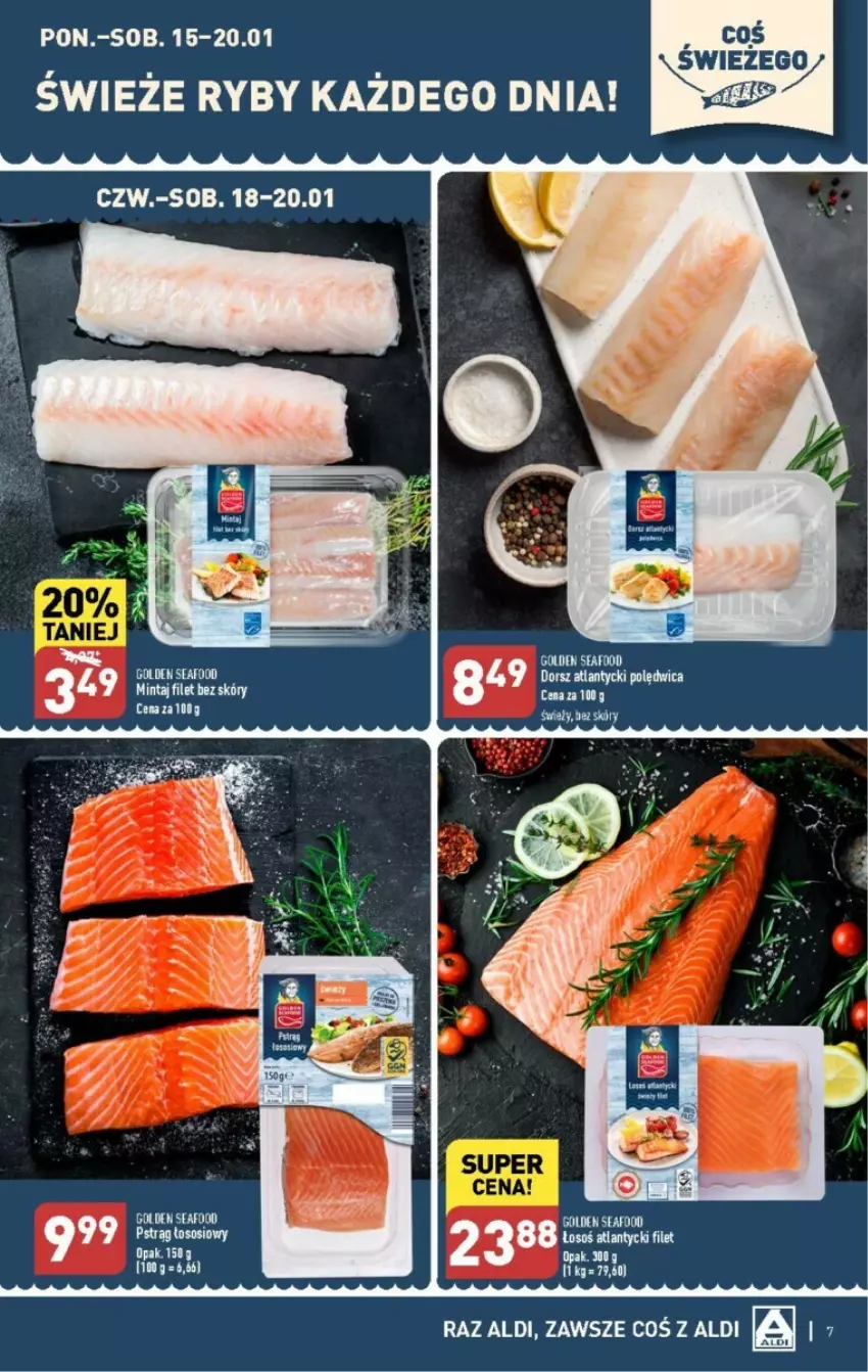 Gazetka promocyjna Aldi - ważna 15.01 do 21.01.2024 - strona 35 - produkty: Golden Seafood, Mintaj