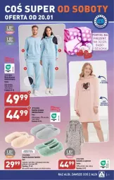 Gazetka promocyjna Aldi - Gazetka - ważna od 21.01 do 21.01.2024 - strona 25 - produkty: Kapcie, Sukienka, Fa