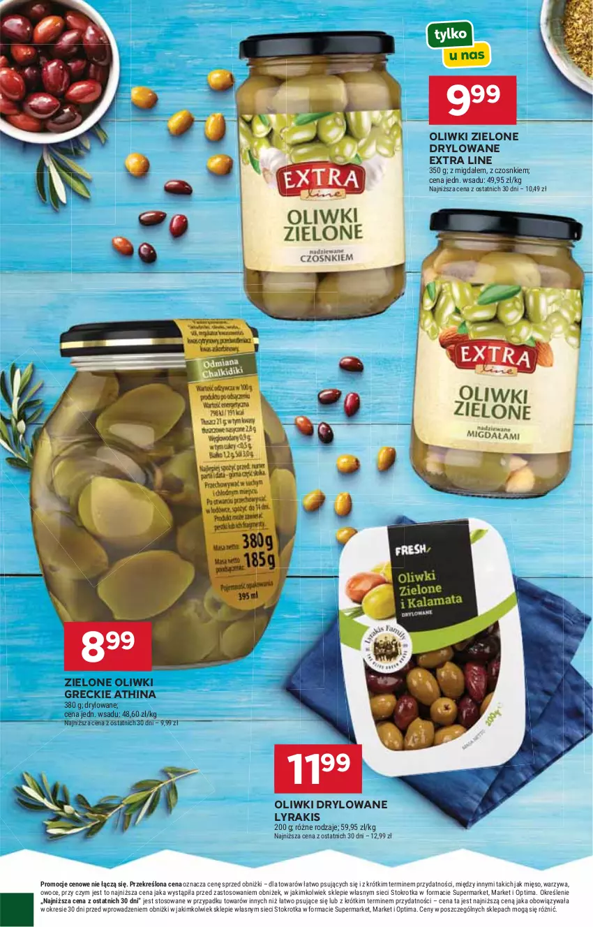 Gazetka promocyjna Stokrotka - Market - ważna 14.05 do 20.05.2026 - strona 22 - produkty: Mięso, Oliwki, Oliwki zielone, Optima, Owoce, Warzywa