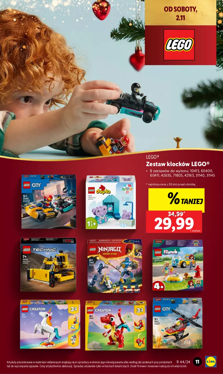 Gazetka promocyjna Lidl - KATALOG ZABAWKI - ważna 02.11 do 24.12.2024 - strona 11 - produkty: LEGO