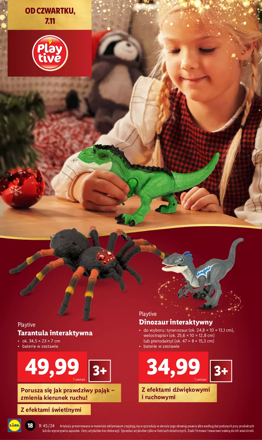 Gazetka promocyjna Lidl - KATALOG ZABAWKI - ważna 02.11 do 24.12.2024 - strona 18 - produkty: Dinozaur, Por, Tera