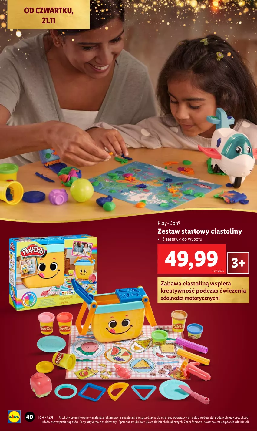 Gazetka promocyjna Lidl - KATALOG ZABAWKI - ważna 02.11 do 24.12.2024 - strona 40 - produkty: Play-Doh