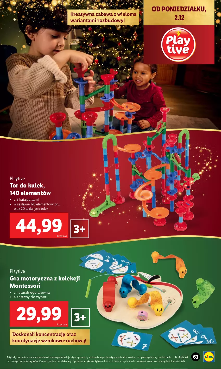 Gazetka promocyjna Lidl - KATALOG ZABAWKI - ważna 02.11 do 24.12.2024 - strona 63 - produkty: Gra, Monte