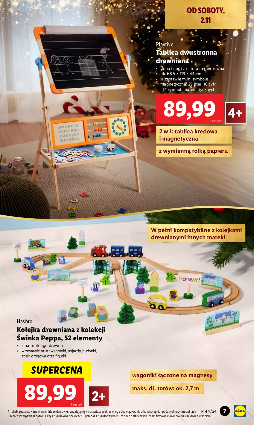 Gazetka promocyjna Lidl - KATALOG ZABAWKI - ważna 02.11 do 24.12.2024 - strona 7 - produkty: Hasbro, Inka, Kolejka, Olej, Papier, Pojazd, Rama