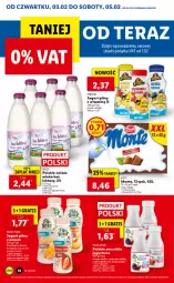 Gazetka promocyjna Lidl - GAZETKA - Gazetka - ważna od 05.02 do 05.02.2022 - strona 16 - produkty: Gra, Zott, Jogurt, Pilos, Jogurt pitny, Monte, Mleko