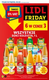Gazetka promocyjna Lidl - GAZETKA - Gazetka - ważna od 05.02 do 05.02.2022 - strona 4 - produkty: Sok