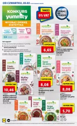 Gazetka promocyjna Lidl - GAZETKA - Gazetka - ważna od 05.02 do 05.02.2022 - strona 44 - produkty: Naleśniki, Gra, Cukier, Spód do pizzy, Przyprawy, Burger, Mąka, Muffiny, Gofry, Brownie, Magnez, Kokos, Szpinak, LG