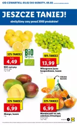 Gazetka promocyjna Lidl - GAZETKA - Gazetka - ważna od 05.02 do 05.02.2022 - strona 7 - produkty: Mandarynki, Sok, Wino, Mango, LG