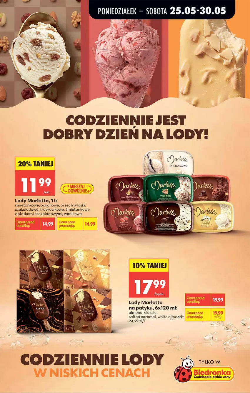 Gazetka promocyjna Biedronka - Od Poniedziałku - ważna 25.05 do 30.05.2026 - strona 25 - produkty: Lody