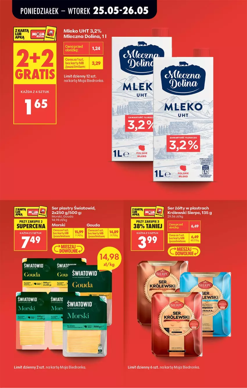 Gazetka promocyjna Biedronka - Od Poniedziałku - ważna 25.05 do 30.05.2026 - strona 3 - produkty: Gouda, Królewski, Mars, Mleko, Ser