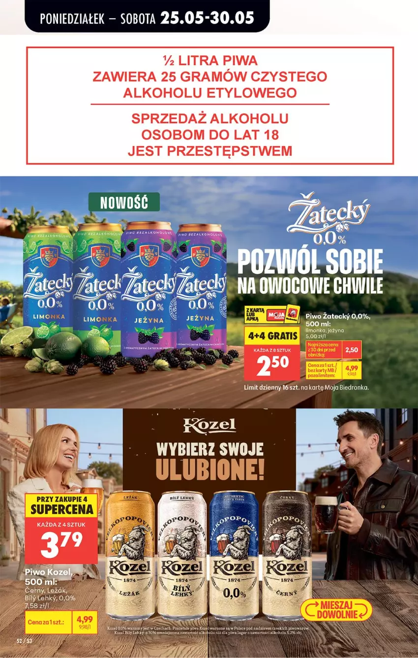 Gazetka promocyjna Biedronka - Od Poniedziałku - ważna 25.05 do 30.05.2026 - strona 54 - produkty: Fa, Gra, Kozel, Piwa