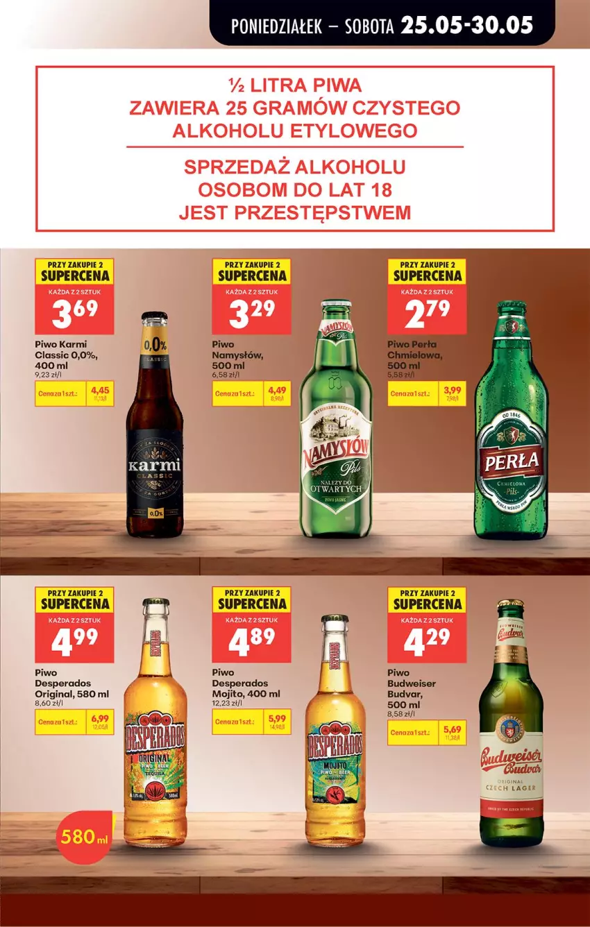 Gazetka promocyjna Biedronka - Od Poniedziałku - ważna 25.05 do 30.05.2026 - strona 55 - produkty: Desperados, Gin, Karmi, Piwo, Ser