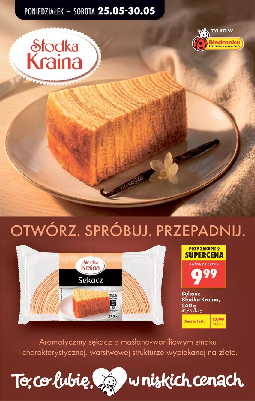 Gazetka promocyjna Biedronka - Od Poniedziałku - ważna 25.05 do 30.05.2026 - strona 75 - produkty: Sękacz