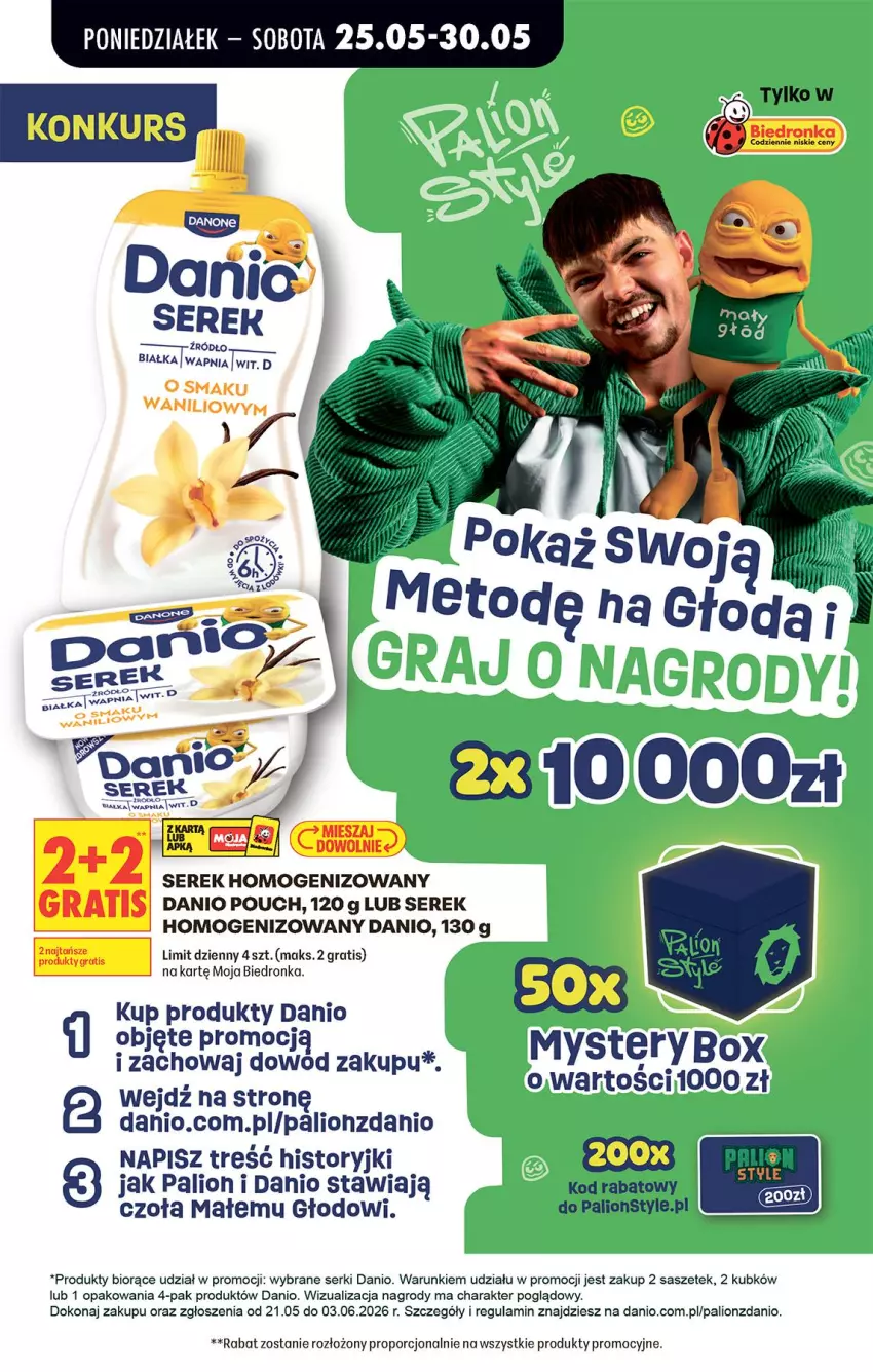 Gazetka promocyjna Biedronka - Od Poniedziałku - ważna 25.05 do 30.05.2026 - strona 79 - produkty: Danio, Gra, Lion, Por, Ser, Serek, Serek homogenizowany