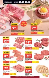 Gazetka promocyjna Biedronka - Od Poniedziałku - Gazetka - ważna od 30.05 do 30.05.2026 - strona 32 - produkty: Kurczak, Mięso mielone, Mięso z uda kurczaka, Tatar wołowy, Karkówka wieprzowa, Burger, Kotlet, Boczek, Flaki, Mięso, Boczek wieprzowy
